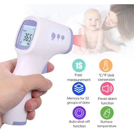 Digital Infrared Forehead Thermometer for Baby and Adults